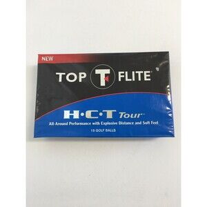 15 Top-Flite Golf Balls HCT Tour New Old Stock